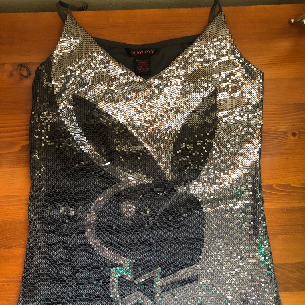 Official Playboy Sequined Tank